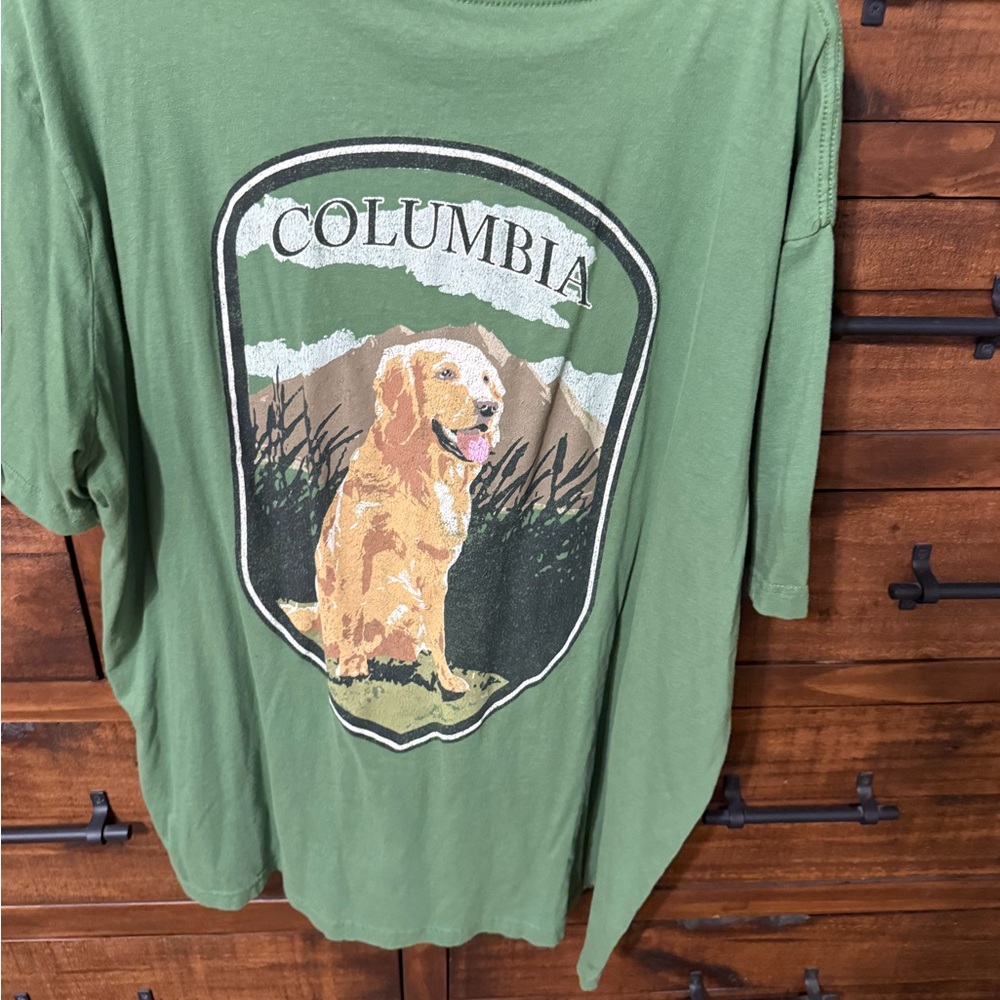 Columbia Forest Green Sportswear Tee